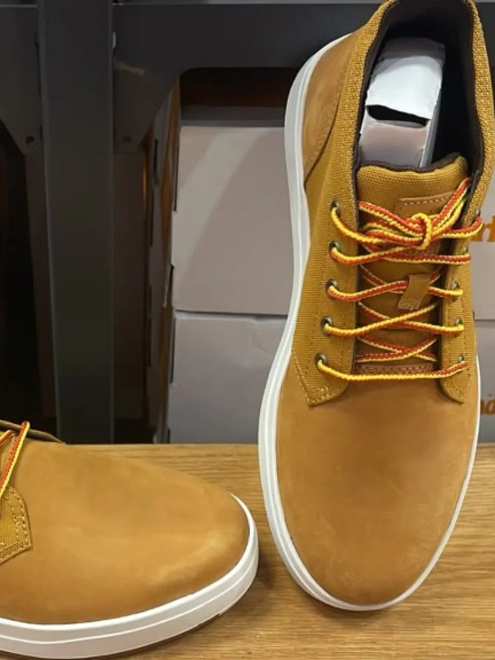TIMBERLAND MEN'S DAVIS SQUARE MID LACE SNEAKER WHEAT 1A10I3-231 ALL SIZES
